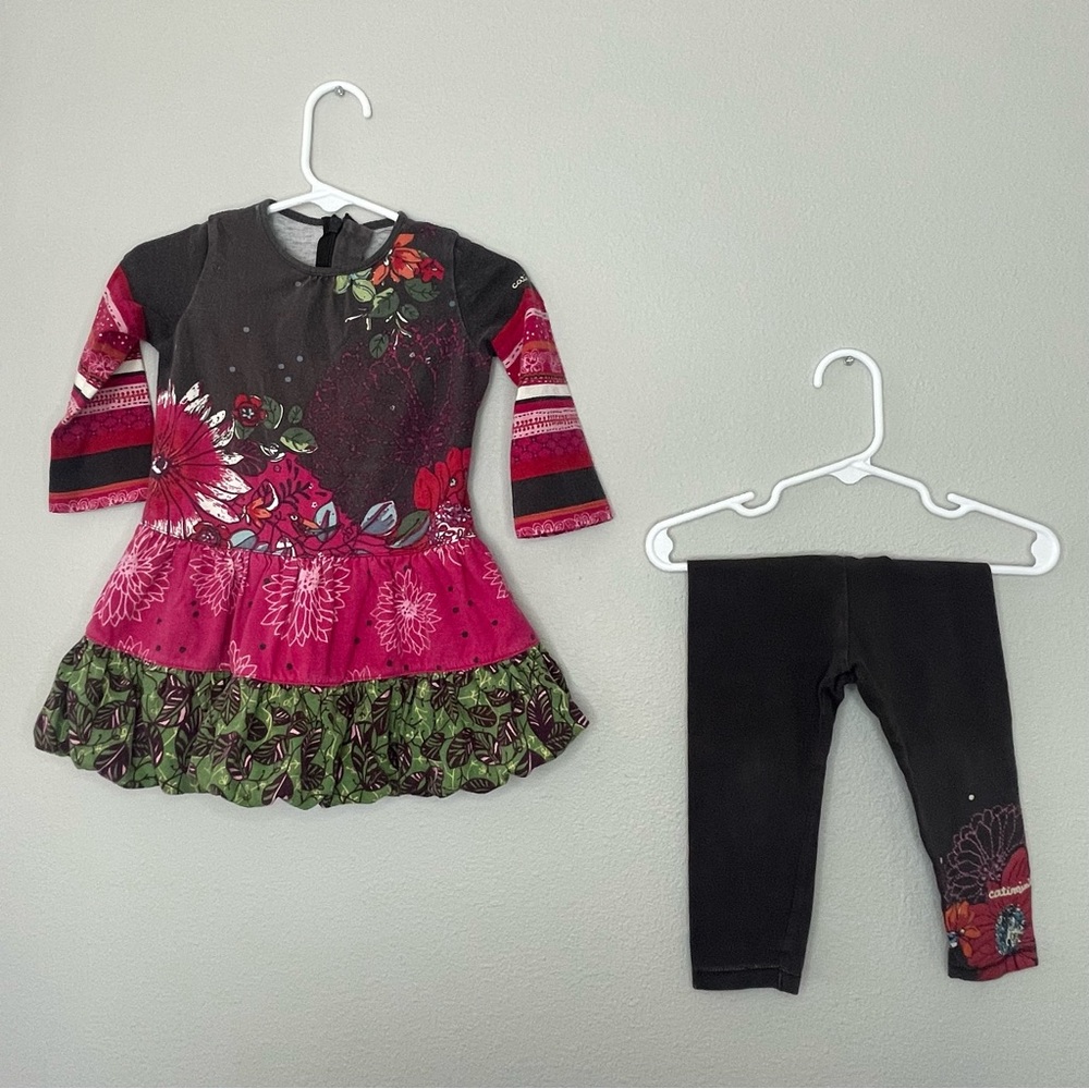 Catimini signature cotton jersey dress Size: 18 Months